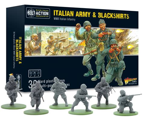 Pre-Order New Italian Army & Blackshirts Set For Bolt Action – OnTableTop – Home of Beasts of War