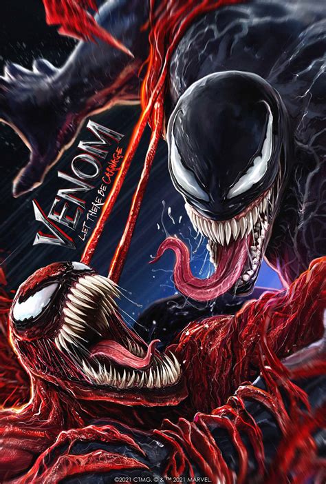 Download Carnage And Venom Fight Wallpaper | Wallpapers.com