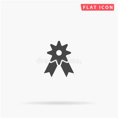 Reward flat vector icon stock illustration. Illustration of championship - 175783303