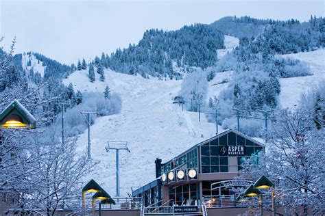 Fresh Snowfall Commences Aspen Snowmass Snowmaking - Colorado Ski Country USA