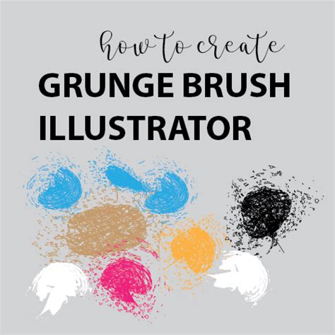 How to Create Grunge Brush in Illustrator - Vector Graphics Tutorial