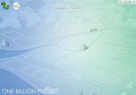 The Sims 4 Empty Worlds - Willow Creek & Oasis Springs - One Billion Pixels