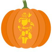 Mandalorian Logo Pumpkin Stencil | Free Printable Papercraft Templates