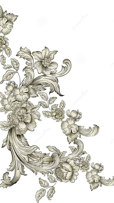 Flower Filigree | Tatouage baroque, Dessins de fleurs pour tatouage ...