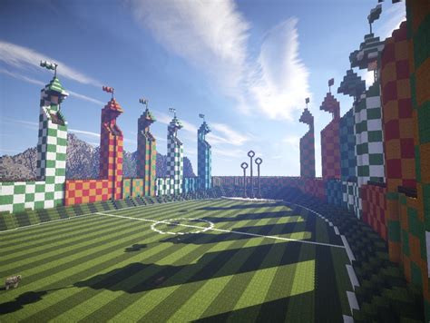 Quidditch pitch - the universe of Harry Potter! Minecraft Map