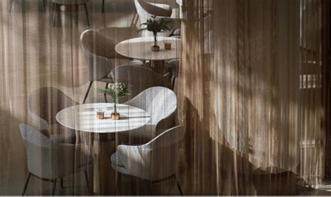 New Interior Design Style: Metal Mesh Curtains and Space Division - The Architects Diary