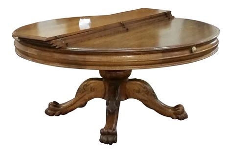 Antique Round Dining Table