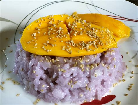 Nancy's Home Cooking: Mango Sticky Rice Recipe / Mango Sticky Sweet Rice Recipe / Mango ...