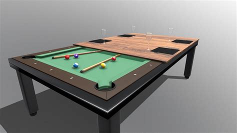 Pool Dining Table - Download Free 3D model by BaalSig [5e79b6a] - Sketchfab