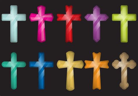 Colorful Crosses - Download Free Vector Art, Stock Graphics & Images