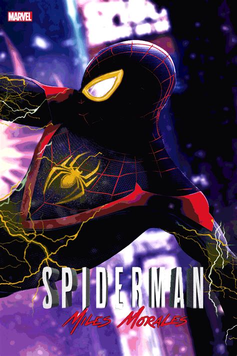 Spiderman: Miles Morales Marvel Fan Art Poster GIF on Behance