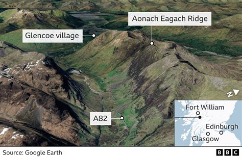 What is known about Glen Coe's Aonach Eagach ridge? - BBC News