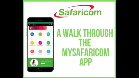 Safaricom Mobile App features - YouTube