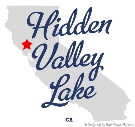 Map of Hidden Valley Lake, CA, California