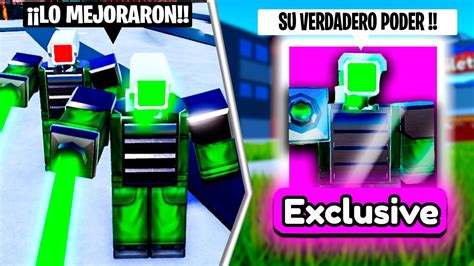 GREEN LASER CAMERAMAN ShowCase !! LO MEJORARON !!¿VALE LA PENA? Roblox Skibidi Toilet Tower ...