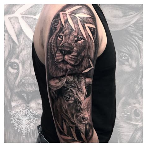 Lion Bull Tattoo | Bull tattoos, Taurus bull tattoos, Taurus tattoos