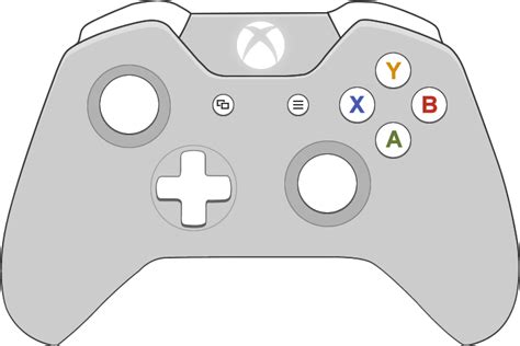 Xbox Controller Drawing Easy Free Transparent Clipart