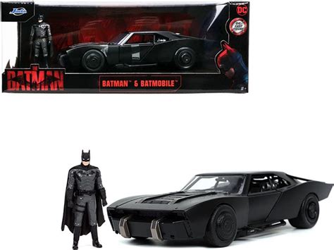 Buy ModelToyCars Batmobile with Batman Figure, The Batman - Jada Toys 32731 - 1/24 Scale Diecast ...