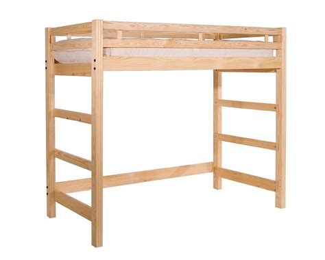 Liberty Twin Loft Bed - Simple, Solid-wood, Super Strong | Room Doctor ...