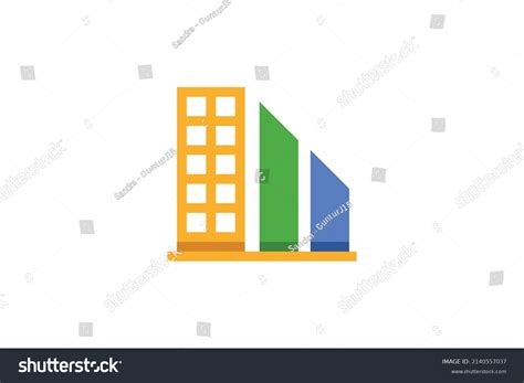 Office Building Logo Vector Stock Vector (Royalty Free) 2140557037 ...