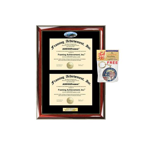 Double Diploma Frame UCI University of California Irvine Dual Degree H