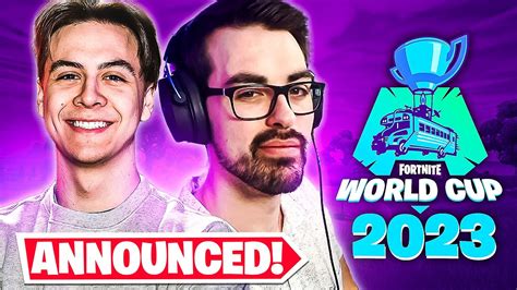 FORTNITE WORLD CUP 2023 ANNOUNCED - YouTube