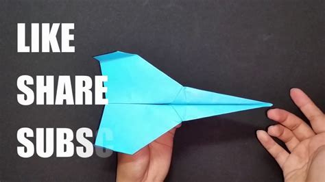 Top Long Distance Paper Airplanes - How To Make 5+ Paper Airplanes that fly far - YouTube