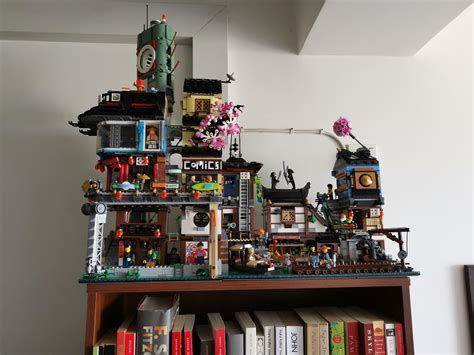 Ninjago City + Docks - I prefer the alternative placement of the Docks because it adds depth and ...