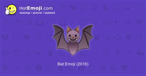 🦇 Bat Emoji Meaning with Pictures: from A to Z