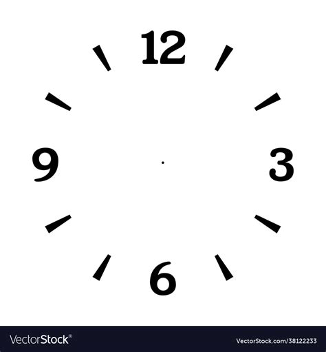 Clipart clock icon pattern for applications Vector Image