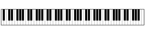 Printable Piano Keys