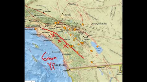 Elsinore Fault Earthquake swarm Southern Ca.3.8 Earthquake Southern ...