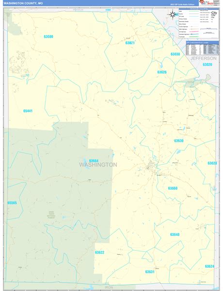 Maps of Washington County Missouri - marketmaps.com