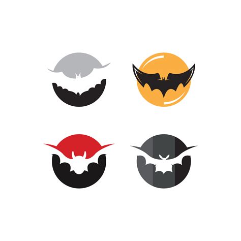 bat vector icon logo template 22027440 Vector Art at Vecteezy