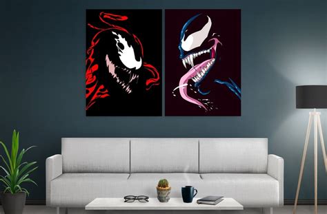 Venom-And-Carnage-Poster-Set Venom-Poster Carnage-Poster | Etsy