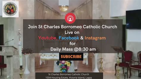 Mass time @ St Charles Borromeo Catholic Church - YouTube