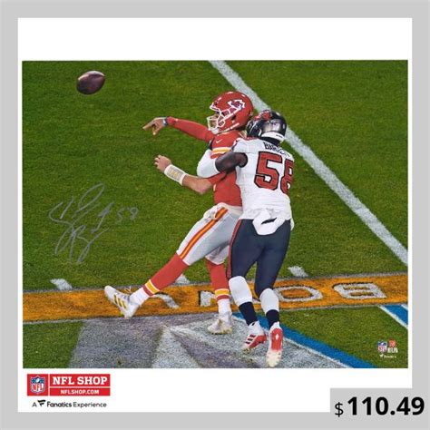 Autographed Tampa Bay Buccaneers Shaquil Barrett Fanatics Authentic 16" x 20" Super Bowl LV ...