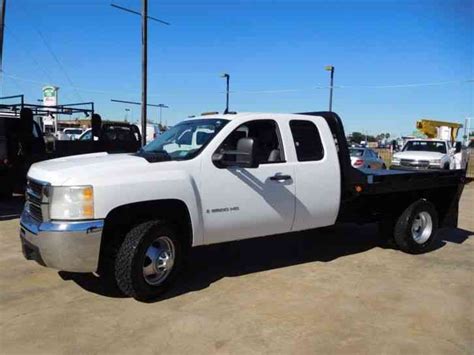 CHEVROLET SILVERADO 3500 HD 4WD FLATBED 6. 6L DURAMAX DIESEL (2008 ...