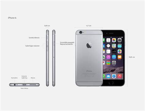 Apple iPhone 6 Plus (A1522): características, especificaciones y ...