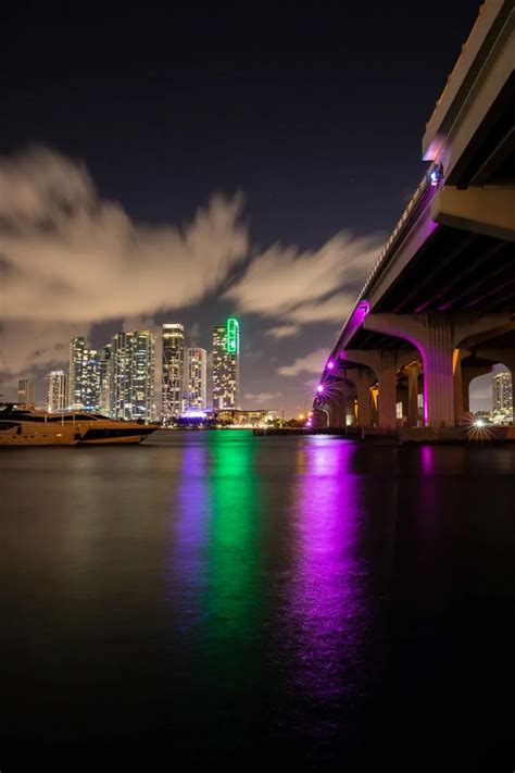 Bridge Over Biscayne Bay Vertical - Office Wall Art | Urban Art Deco ...