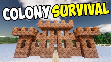 Colony Survival - RED BRICK CASTLE and ARROW FLETCHER! - Colony Survival Gameplay - YouTube