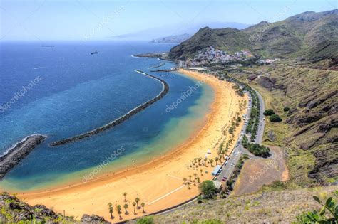 Teresitas Beach Santa Cruz Tenerife Canary Islands Spain — Stock Photo ...