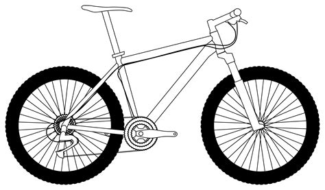 Free Mountain Bike Coloring Pages, Download Free Mountain Bike Coloring Pages png images, Free ...