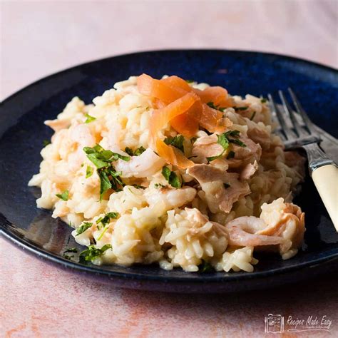 Salmon and prawn risotto | Recipes Made Easy