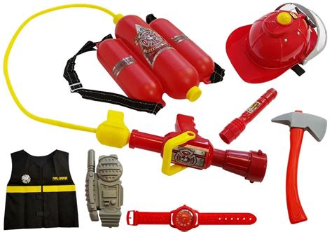 Battery Fireman Kit with Accessories | Toys \ Costumes and gadgets