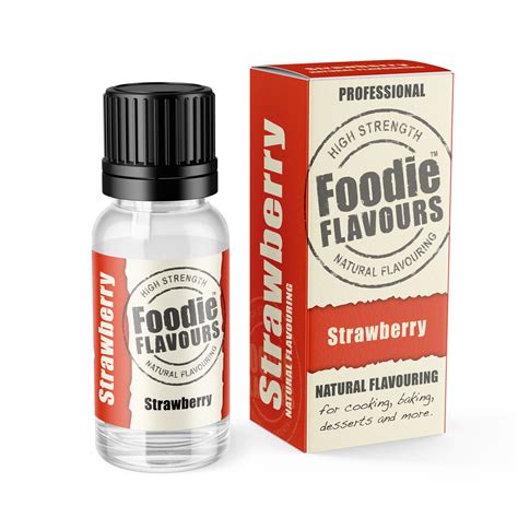 Strawberry natural flavouring | Foodie Flavours