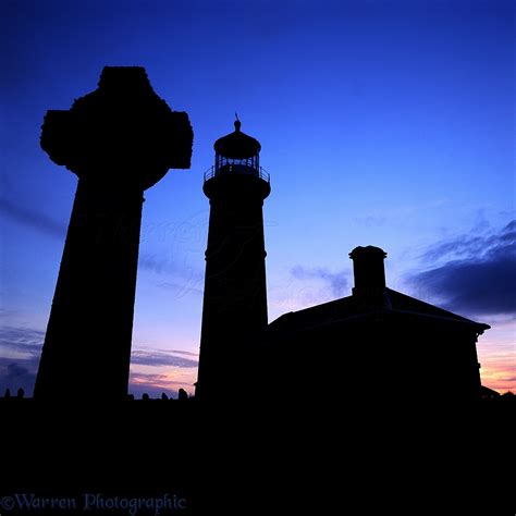 Grave and Lundy lighthouse photo WP01625