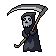 Grim Reaper Pixel Art 2 by ProfessorCreepyPasta on DeviantArt