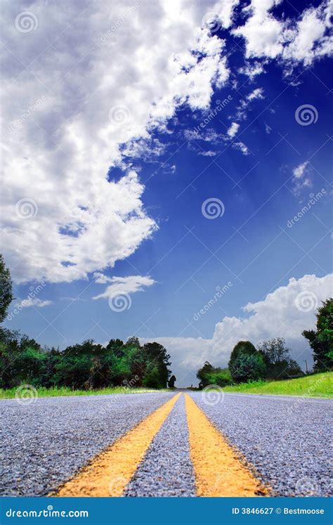 Country-road stock image. Image of landscape, scene, lane - 3846627