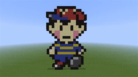 EarthBound Ness Minecraft Pixel Art by SaintStygo on DeviantArt